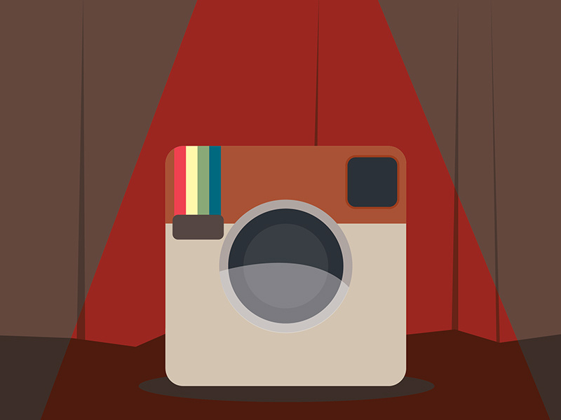 Instagram illustration by Adam Sandoval for MM Brand Agency on Dribbble