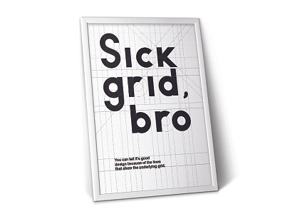 That grid is so tight. bro contrived design grid layout lettering line poster sick typography