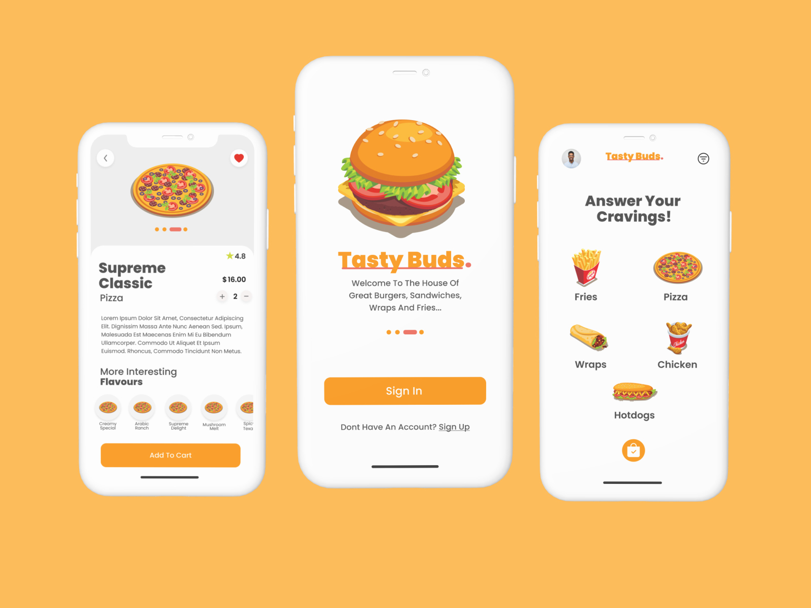 Food Ordering Mobile App by Muhammad Akram on Dribbble