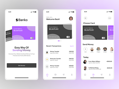 Banko, Fintech App Design