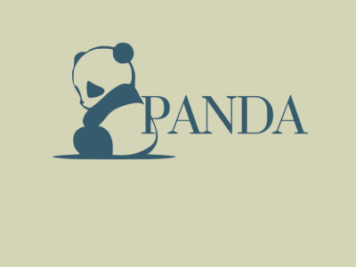 Panda logo design