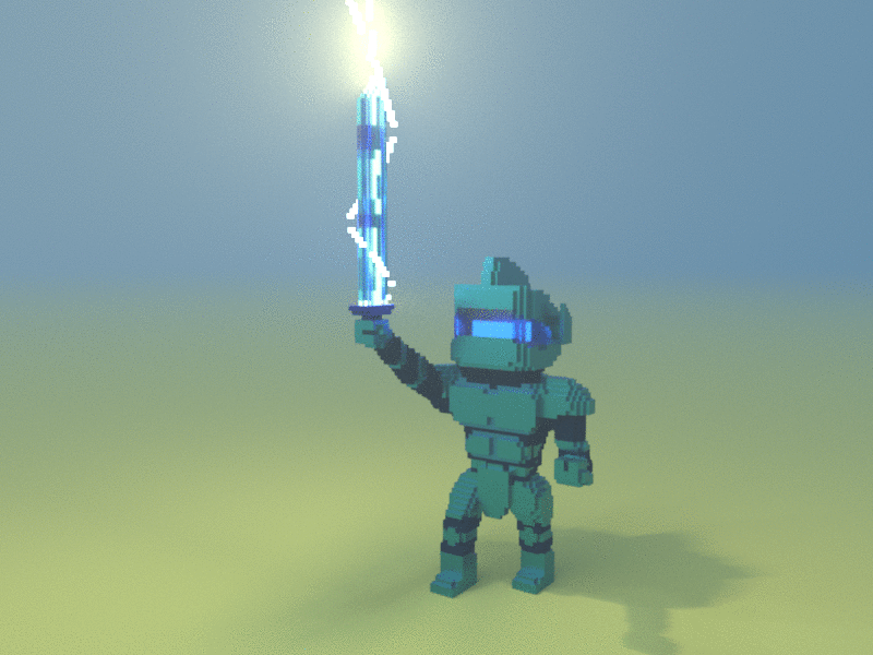 Taroc 3d animation gameart magicavoxel voxel voxelart