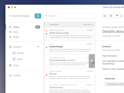 Email Client Concept