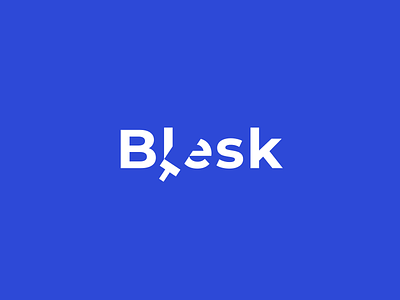 BLESK - Logo for cleaning startup brand branding clean design flumberg graphic design illustration logo ui ux