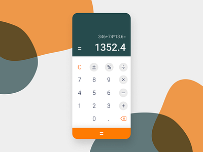 Minimal Calculator calculator dailyui minimal minimalist