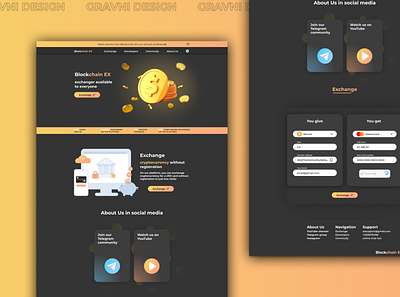 Blockchain Ex design graphic design ui ux