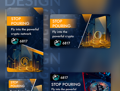 Advertising creatives for the crypto community banner design design graphic design social media design