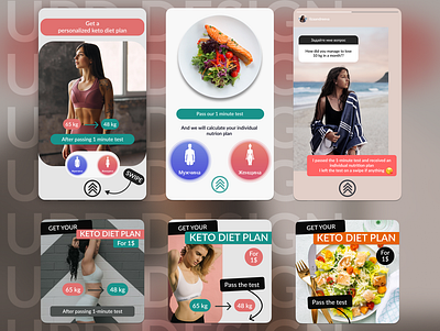 Online fitness school banner banner design design graphic design social media design