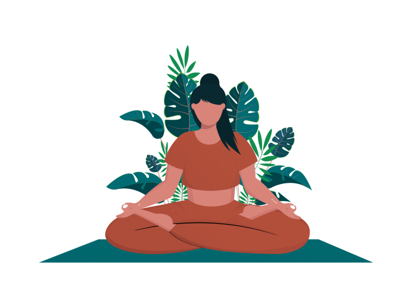 Meditation by Natali Hadar on Dribbble