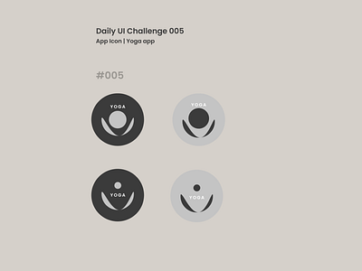 Daily UI Challenge 005 | Yoga app icon 005 branding dailyuichallenge design graphic design icon logo ui