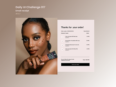 Daily UI Challenge 017 017 beauty branding cosmetics dailyui dailyuichallenge design ui