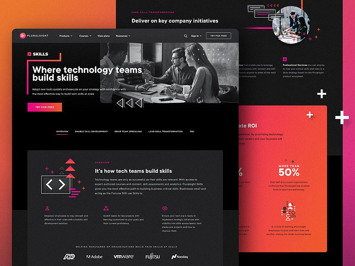 Skills Overview by Tanner Wayment on Dribbble