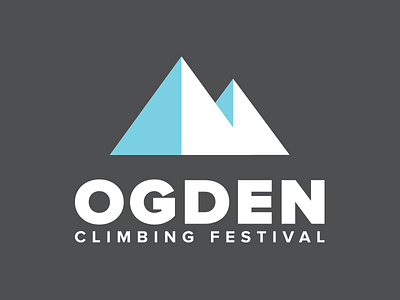 Ogden Climbing Festival T-Shirt branding logo logo design ogden t shirt utah