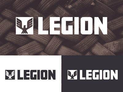 Legion Logo - 2 bird eagle logo tires wing wings