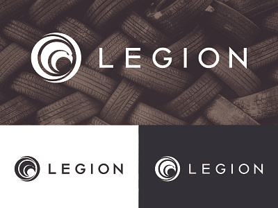 Legion Logo - 3 bird circle circular eagle logo tires wing wings