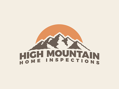 High Mountain Home Inspections home inspection logo mountains ogden ut