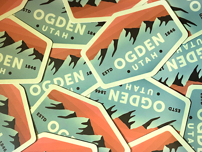 Ogden Badge Stickers