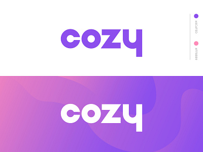 Cozy Logo app brand branding comfort cozy logo thermostat warm