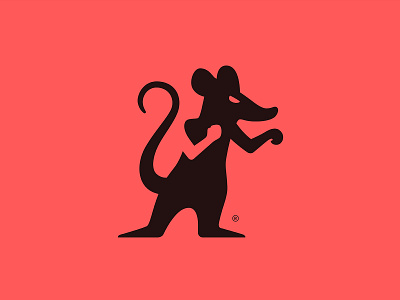 Chippy Rat brand branding chippy golf hockey illustration logo mark mouse