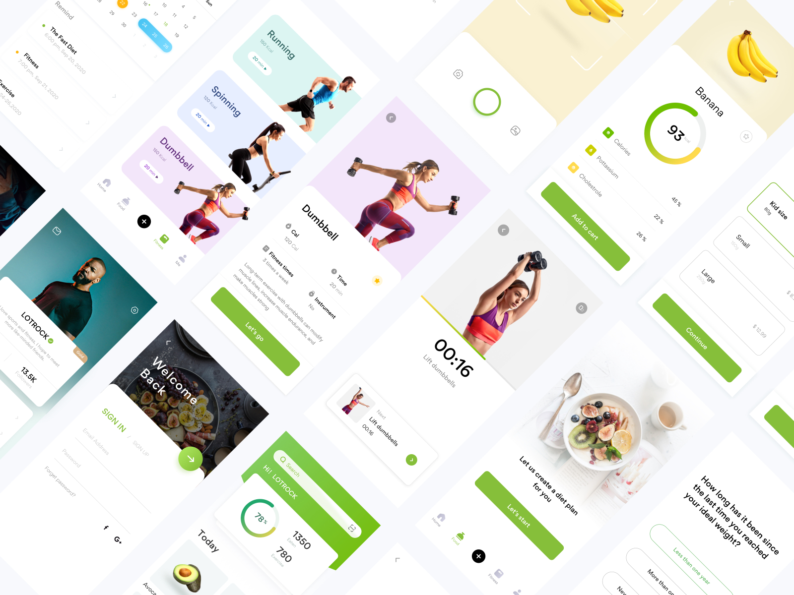 health - APP UI by LOTROCK on Dribbble