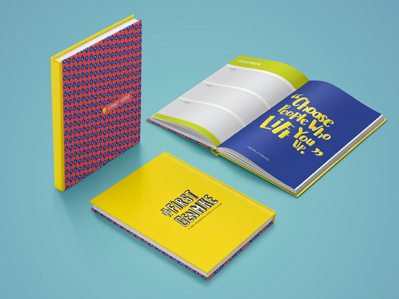 #FirstGenMKE milwaukee miad student design pattern color quote planner book print