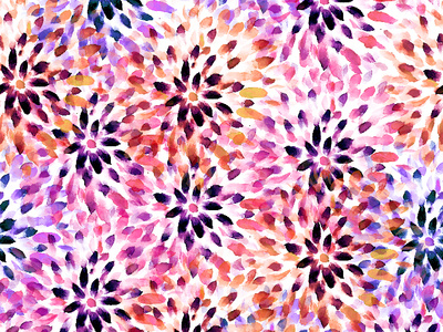 Floral Pattern Swatch botanical botanical art brand card color flat flower flower illustration gouache motif nature pattern pattern art print stationary surface design watercolor