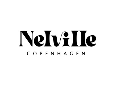 Nelville Copenhagen branding design freelance graphic design illustration logo madebymartin typography vector