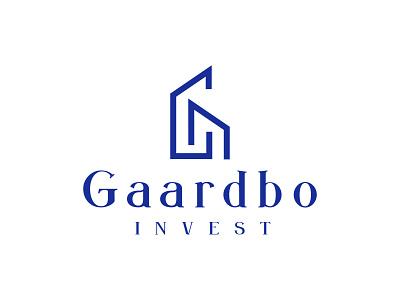 Gaardbo invest branding design freelance graphic design illustration logo madebymartin typography vector