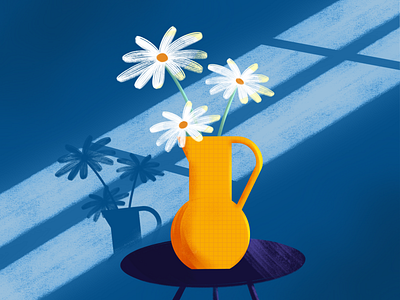 Daisies in a vase