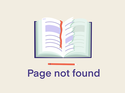 404 page not found 404error book error illustration page