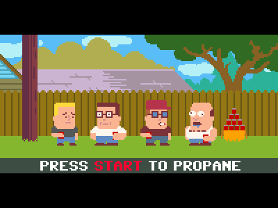 King of the Hill in Pixels 