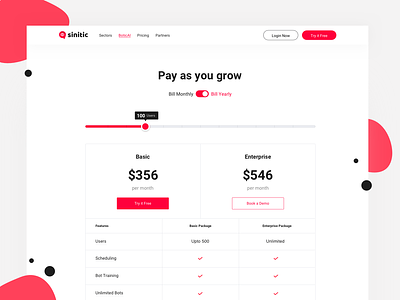 Pricing Page