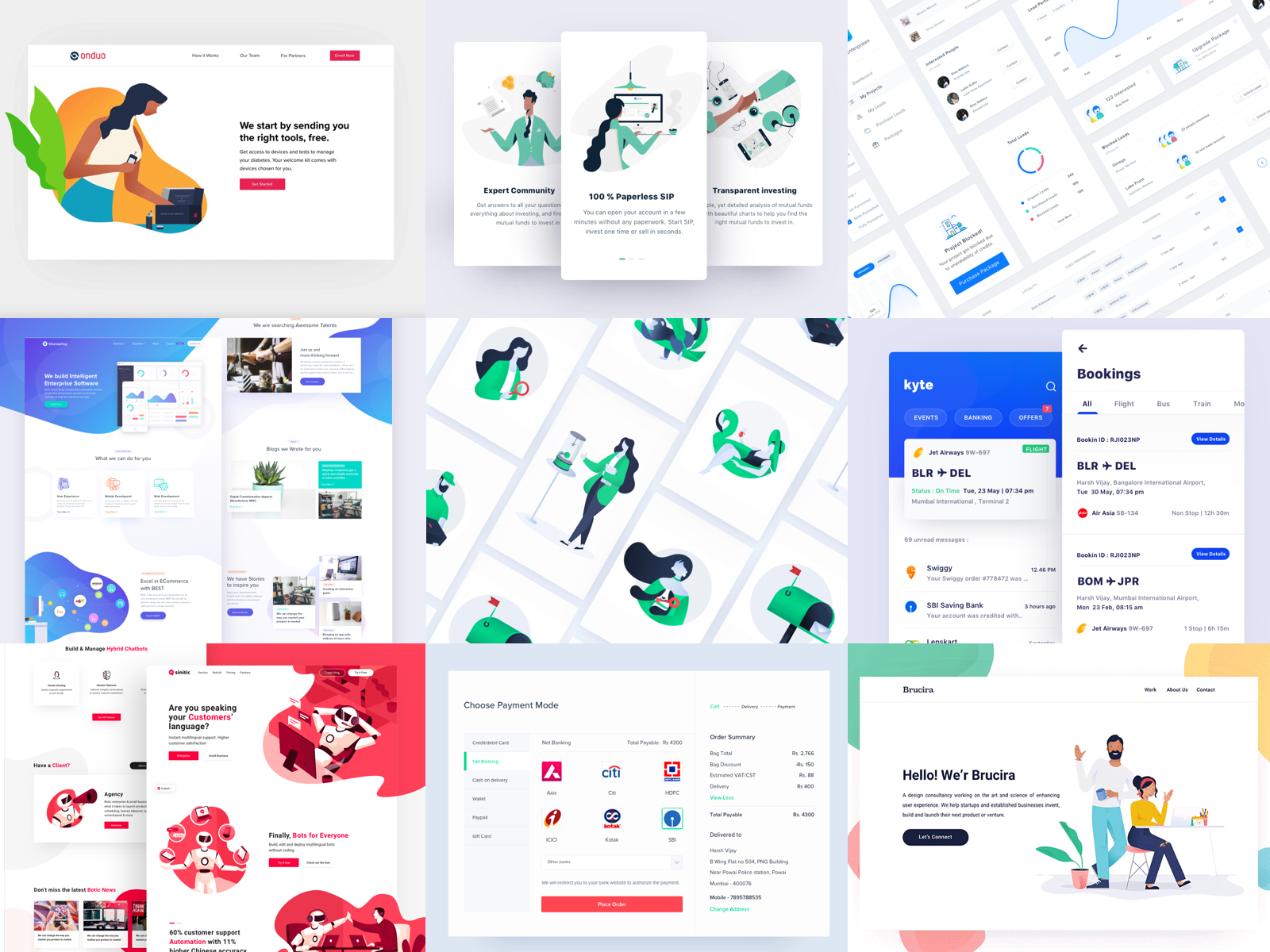 Best of 2018 design illustration ui ux web