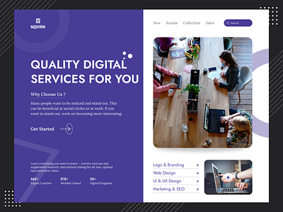 Digital Service Web ui design web graphic design product ui uiux userinterface website wedesign