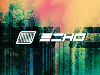 Echo Branding blue branding color design echo green icon identity logo orange pink sonar