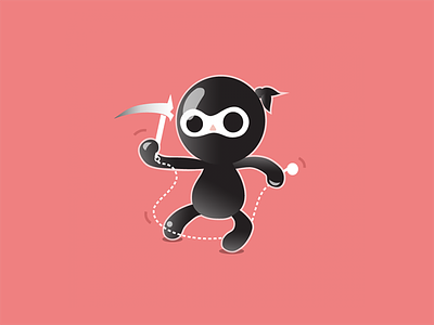 Ninja Kusarigama avatar character cute cute ninja japan kusarigama ninja weapon