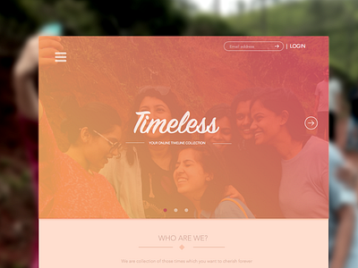 Day 003-Landing Page daily day3 homepage landing page timeless ui challenge