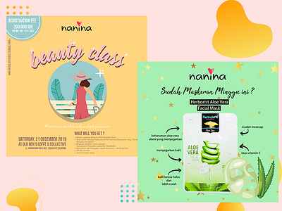 Nanina Konten : Event & Promo branding design illustration vector