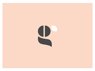 Gee g geometric logo simple squirrel