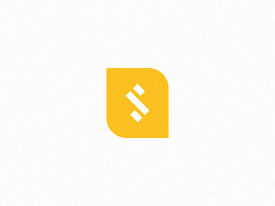 S blocks consulting gold icon leaf logo s