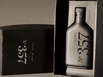 No. 357 / Suave for Men branding packaging