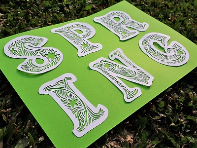 Renewal (2) craft cutting die cut die cutting font lettering typography