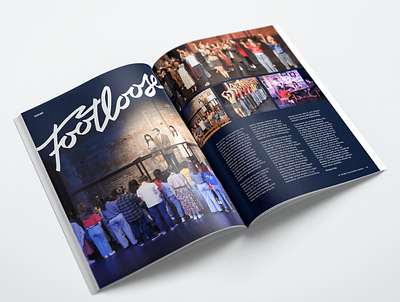 End of year school magazine graphic design layout design magazine design school magazine