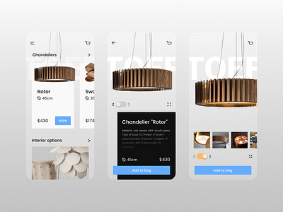 Chandelier e-commerce application