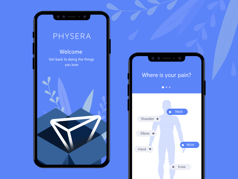 Redesign Physera logo sketch mobile app app