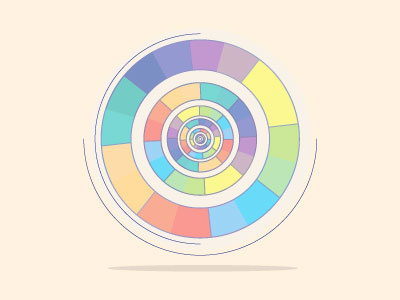 Colour Wheel-Poster Element colour colour palette design illustrator poster vector