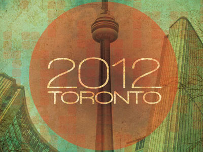 2012 design poster texture toronto typography