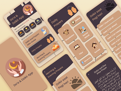 Dzikir App app apps design dzikir dzikirapp ui ui design