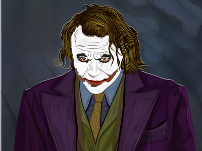 Heath ledger Vector