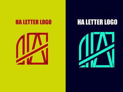 "HL" Letter Logo graphic design illustration logo